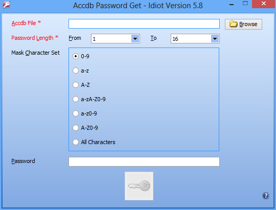 APG can easily use to recover the password for MSAccess 2007/2010/2013 DB files